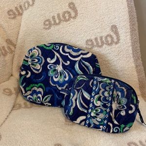Vera Bradley set of makeup bags!